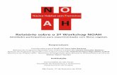 Relatório sobre o 3º Workshop NOAH - usp.br · Constituição sistematizada de banco de dados de imagens e de questionários ... (abaixo) usando o conceito de co‐design, combinando