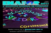 3º ENCONTRO NACIONAL DE FORMAÇÃO - contag.org.br · manifestações de expressões da cultura viva, na ampliação de parcerias, na constituição de redes, no fortalecimento do