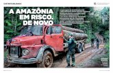 a reportagem (saiba mais na pág. 11) A AmAZôNIA · ciais que levam a tiracolo fuzis do tipo 762. O objetivo é pegar em flagrante pessoas que exploram madeira ilegalmente na região.