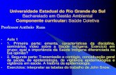 Componente curricular: Saúde Coletiva - Professor Antônio Ruasprofessor-ruas.yolasite.com/resources/Aula1a.pdf · 2015-08-12 · 14/8 3 - 4 Assunto: conceituação de saúde, epidemiologia,