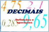 Decimais - cursinhoatho.webnode.com 3... · • A representação dos números fracionária já era conhecida há quase 3.000 anos, enquanto a forma decimal surgiu no século XVI
