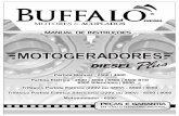 MOTOGERADORES DIESEL MODELO PLUS 0816 - buffalo.com.br · Obrigado por adquirir um produto da marca BUFFALO®. ... 5.0 Características Técnicas 16 6.0 Termo de Garantia 18 7.0 Entrega