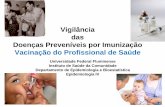 Vigilância das Doenças Preveníveis por Imunização ...epi.uff.br/wp-content/uploads/2013/08/Vacinacao-profissional-de... · • Hoje, a normativa do ministério do trabalho (NR32)