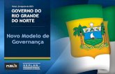 Novo Modelo de Governança - rnsustentavel.rn.gov.br · Análise de viabilidade financeira (Estado e projetos) e elaboração da versão final do Plano Estratégico Frente 2: Estrutura