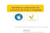 Benefícios nutricionais do consumo de Fruta e Vegetaisatividaderural.com.br/artigos/590b5d5249aaa.pdf · Fruta e Vegetais e Prevenção do excesso de peso e obesidade ... Vitaminas