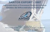SANTOS EXPORT - 2007 - web.antaq.gov.brweb.antaq.gov.br/Portal/pdf/palestras/Out0907SantosExport.pdf · necessária ao atendimento da demanda de crescimento do país, com prioridade