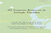 VII Congresso Amapaense de Iniciação Científica · Livro de Resumos do VII Congresso Amapaense de Iniciação Científica, realizado em Macapá-AP – out. 2018. ISSN 2316-767X