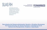 Secretaria de Desenvolvimento Social e Direitos Humanosportalsocial.sedsdh.pe.gov.br/sigas/suasrh/arquivos/2013/modulo07/... · Regidos pelas LOAS. In: Cadernos de Estudos Desenvolvimento
