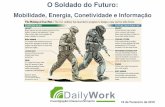 Dailywork-O Soldado do Futuro - AFCEA Portugal · 3 Seminário: O Soldado do Futuro 18 de Fevereiro de 2016 Dailywork – Descrição Empresa de base tecnológica Faz a ponte entre