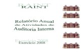 Relatório Anual de Atividades da Auditoria Interna ... (Completo).pdf · Normativa da Secretaria Federal de Controle Interno nº 01, de 06 de abril de 2001, a AUDIN se sujeita à