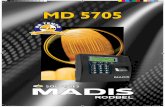 MMD 5705D 5705 - madis.com.br · de ponto e acesso através de comparação e identiﬁ cação do padrão de impressões digitais, pode ser utilizado em empresas de pequeno a grande