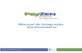 Manual de integração Via formulário - payzen.com.br · padrão será usado. Este valor padrão é configurável no Payzen back office por todas as pessoas devidamente autorizadas.