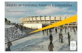 Gestão de Contratos - CRCSC · 2 Os Megaeventos esportivos têm impulsionado grandes investimentos em áreas estratégicas (infraestrutura, mobilidade urbana, segurança pública,