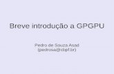 Breve introdução a GPGPU - MESONPImesonpi.cat.cbpf.br/e2012/arquivos/g06/escola.pdf · Placas gráficas GPU = Graphics Processing Unit. Placas gráficas. Computador típico Placa-mãe
