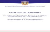 CATÁLOGO DE UNIFORMES - seap.ma.gov.br¡logo-de-Uniformes-Exclusivo... · Padrão de cor: verde oliva claro pantone 17-0517 (4416), para todos os supervisores, exceto a SSI, SSE