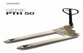 SÉRIE PTH 50 - crown.com · A Paleteira Manual Indispensável Descubra o poder na produtividade com a Série PTH 50. Concebida para proporcionar durabilidade e facilidade de uso