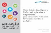 Plano de Ação da AdC para a Reforma Legislativa e Regulatória · proposta de alteração da regulamentação europeia Alterações legislativas ... Proposta 10 Reavaliar modelo
