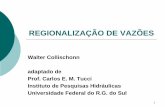 REGIONALIZAÇÃO DE VAZÕES - Professorprofessor.ufrgs.br/.../files/10_-_regionalizacao_de_vazoes.pdf · Objetivo da regionalização Criar funções que relacionam vazão com variáveis