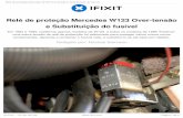 Relé de proteção Mercedes W123 Over-tensão e Substituição do … · Passo 1 — Proteção de sobre-tensão relé e fusível Para acessar o relé OVP, você precisará remover