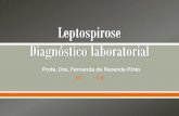 Profa. Dra. Fernanda de Rezende Pintowp.ufpel.edu.br/ccz/files/2016/03/diagnóstico-leptospirose.pdf · Leptospiras (antígeno) sofrem aglutinação na presença dos anticorpos no