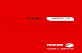 Manual de operação - Fagor Automation · A informação descrita neste manual pode estar sujeita a variações motivadas ... 3.2 Ciclo de posicionamento ... Temporizadores / Contadores.