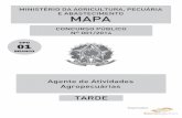 MINISTÉRIO DA AGRICULTURA, PECUÁRIA E …qcon-assets-production.s3.amazonaws.com/.../consulplan-2014-mapa... · Prova aplicada em 04/05/2014 – Disponível no endereço eletrônico