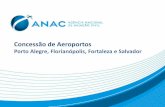 Concessão de Aeroportos - ANAC · Entrega do PTO, MOPS e PSA (30 dias) Concessionária tem acesso total Infraero opera (receitas e ... de veículos, TPS, terminais de carga revisão
