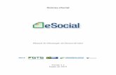 Sistema eSocial - portalesocial.com.br · - Alteração do protocolo de segurança da camada de transporte de SSL para TLS. ... PADRÃO DE ASSINATURA DIGITAL.....17 4.6. PROCESSO