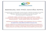 MANUAL DO PRÓ-GESTÃO RPPS - sa.previdencia.gov.brsa.previdencia.gov.br/site/2015/12/MANUAL-DO-PRÓ-GESTÃO-RPPS... · MANUAL DO PRÓ-GESTÃO RPPS ... OBRIGATÓRIA A IDENTIFICAÇÃO