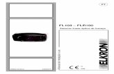 FL100 – FLR100 - urmet.com.br · A reprodução total ou parcial deste documento é autorizada apenas para fins de instalação dos detectores de fumaça de feixe óptico. Tel.