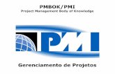 PMBOK/PMI - engenhariacivilunip.weebly.com · Gerência de Projeto Gerência da integração do projeto Gerência do escopo do projeto Gerência de prazos/tempos Gerência de custos