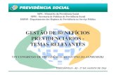 GESTÃO DE BENEFÍCIOS PREVIDENCIÁRIOS - …aepremerjrio.com.br/wp-content/uploads/2014/09/Gestao-de-Benefici... · MPS - Ministério da Previdência Social SPPS - Secretaria de