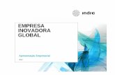 EMPRESA INOVADORA GLOBAL - Indra | indra · 150.000 receitas electrónicas diárias ... Os simuladores de voo da Indra estão entre os melhores do mundo e ... Presentaci n corporativa