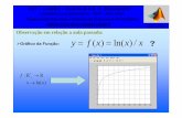 Licenciatura em Matemática – 2007 - Prof. Piteri Programação … · seguida, obter o valor da função f(x) em cada um destes pontos. Com isso, Com isso, vamos obter um conjunto