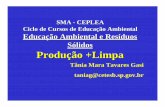 SMA - CEPLEA Ciclo de Cursos de Educação Ambiental ...arquivos.ambiente.sp.gov.br/cea/2011/12/TaniaMaraTGasi.pdf · plantas ( ~10% total) 18 metade dos manguezais foram perdidos