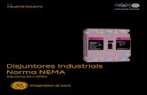 Disjuntores Industriais Norma NEMA - GE Industrial Solutions · Disjuntor Proteção Anterior In(A) 100 100 150 Código TED113Y100 - 1P TED134Y100 - 3P TED124Y100 - 2P ... • Bobina