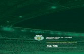 SPORTING CLUBE DE PORTUGAL - Futebol, SAD Relatório e ... · pela aumento das receitas de bilhética (+3.367 milhares de euros), pelo aumento dos patrocínios e publicidade (+2.547