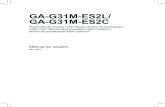 GA-G31M-ES2L/ GA-G31M-ES2C - download.gigabyte.asiadownload.gigabyte.asia/FileList/Manual/mb_manual_ga-g31m-es2l(es2c... · • Antes de desconectar o cabo de energia da placa mãe,