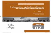 DISCIPLINA - ead.uepb.edu.br · Compreenda a mudança do centro econômico do Brasil colonial do Nordeste para o Centro-Sul da colônia em função da atividade mineradora que se