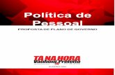 Política de Pessoal - Marcos Cordiolli | Web Site de Marcos … · 2009-07-08 · DO PROGRAMA DE GOVERNO Coligaçªo TÆ na Hora, ... candidato a Prefeito Nizan Pereira, ... O modelo