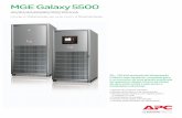 MGE Galaxy 5500 - apc.com · 24 horas da sua infraestrutura física para diagnosticar e resolver problemas antes que se tornem críticos. Manutenção preventiva As veriﬁ cações