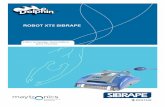 ROBOT XT5 SIBRAPE · de alimentação Limpeza da linha d´àgua Recomendado para piscinas de ... • Reduzindo o número de retrolavagens e descarte de água. Robot XT5 SIBRAPE -