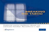 BREAKING THE TABOO · Esta brochura é um resultado do projecto ... no qual esta brochura representa apenas um dos elementos-chave. VERSÃO ... Flemish Reporting Point for Elder ...