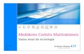 Medidores Coriolis Multiváriaveis - endress.com.brendress.com.br/Hotsite/Sem_Curitiba/Medidores_Coriolis_Multivari... · Medição de vazão de líquidos, vapores e gases é uma