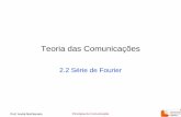 Teoria das Comunicações - mwsl.unb.br · Prof. André Noll Barreto Princípios de Comunicação Teoria das Comunicações 2.2 Série de Fourier. Prof. André Noll Barreto Princípios