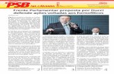 Brasília, 13 de dezembro de 2017 Frente Parlamentar ... · deral Luciano Ducci (PSB-PR), durante o lançamento da Frente na Câmara, na quarta-feira (13). Os deputados socialistas
