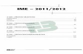 5261411 - sumário - IME - 2011 2012 - Organização ... · IME – 2011/2012 1º DIA – PROVAS OBJETIVAS Matemática.....7