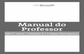 Manual do Proessor · 2018-05-08 · do público leitor ao qual se destina o texto produzido. Professor(a), ... normalmente seguem o padrão culto formal da Língua Portuguesa. ...