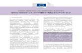 QUALIDADE DA ADMINISTRAÇÃO PÚBLICA - ec.europa.eu · Página 1 | 1. INTRODUÇÃO A administração pública reflete os fundamentos institucionais com base nos quais os países