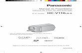 Câmera de Vídeo de Alta Definição HC-V110LB-K · 2018-03-06 · exibição de um slide show .....59 Apagamento de ... certifique-se de fechar ... cursor é indicado como mostrado